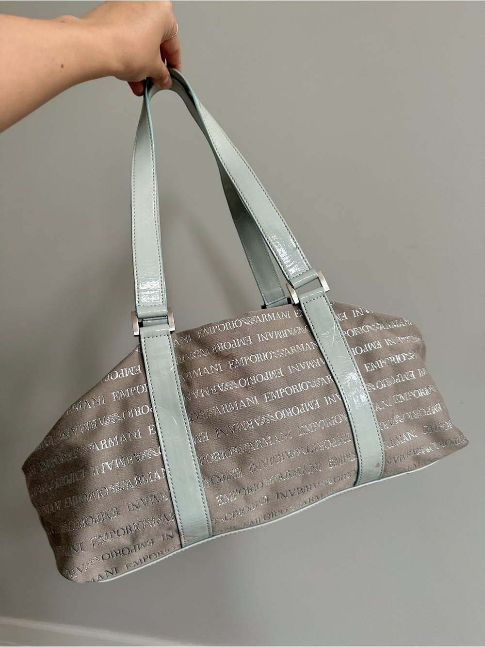 Vintage Armani monogram purse